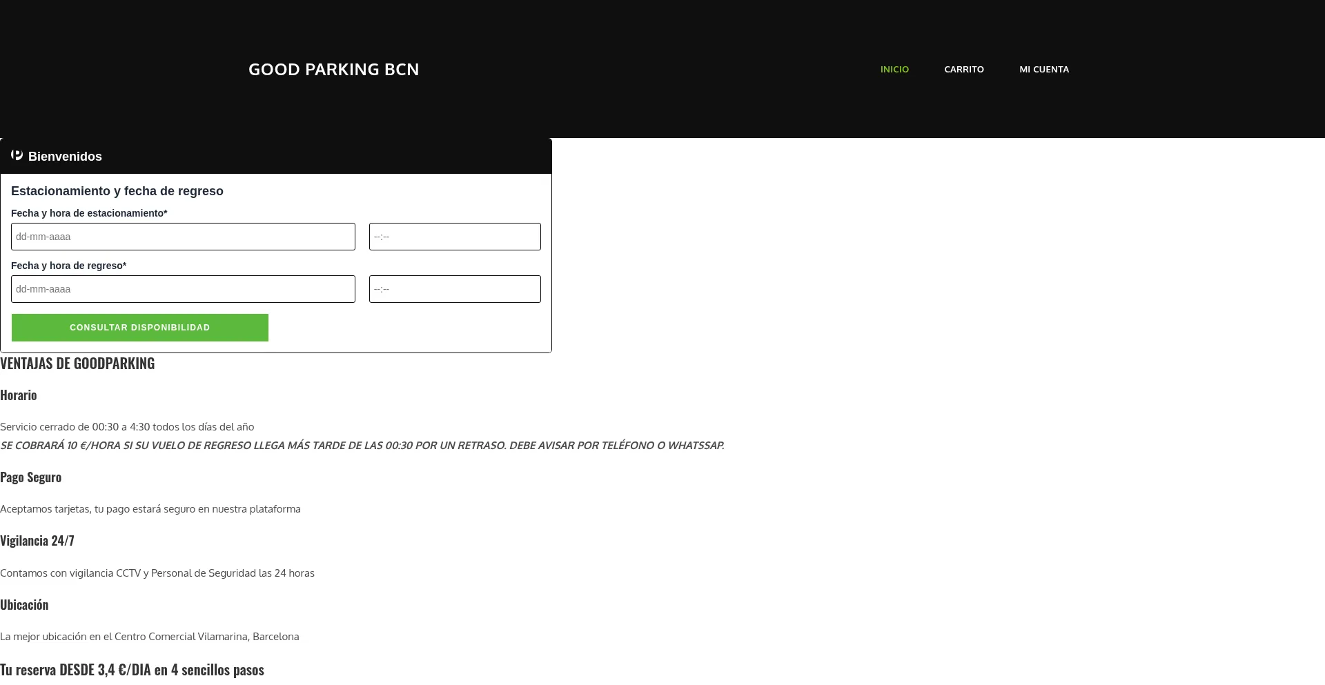Goodparkingbcn.com Screenshot