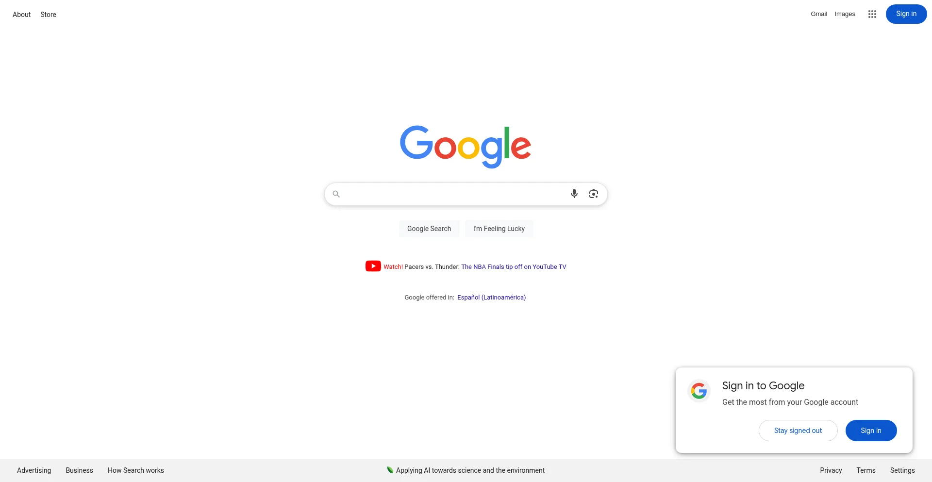 Website screenshot of Google.com.do