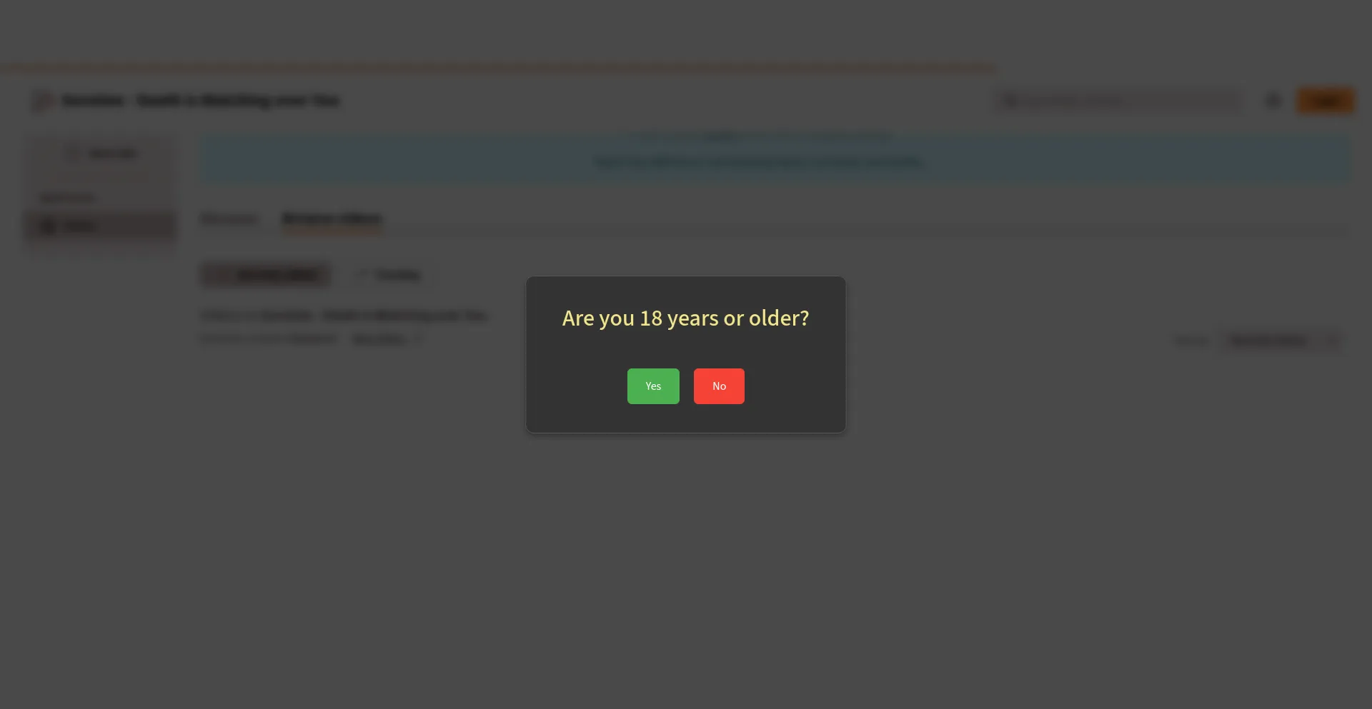 Website screenshot of Goresee.com