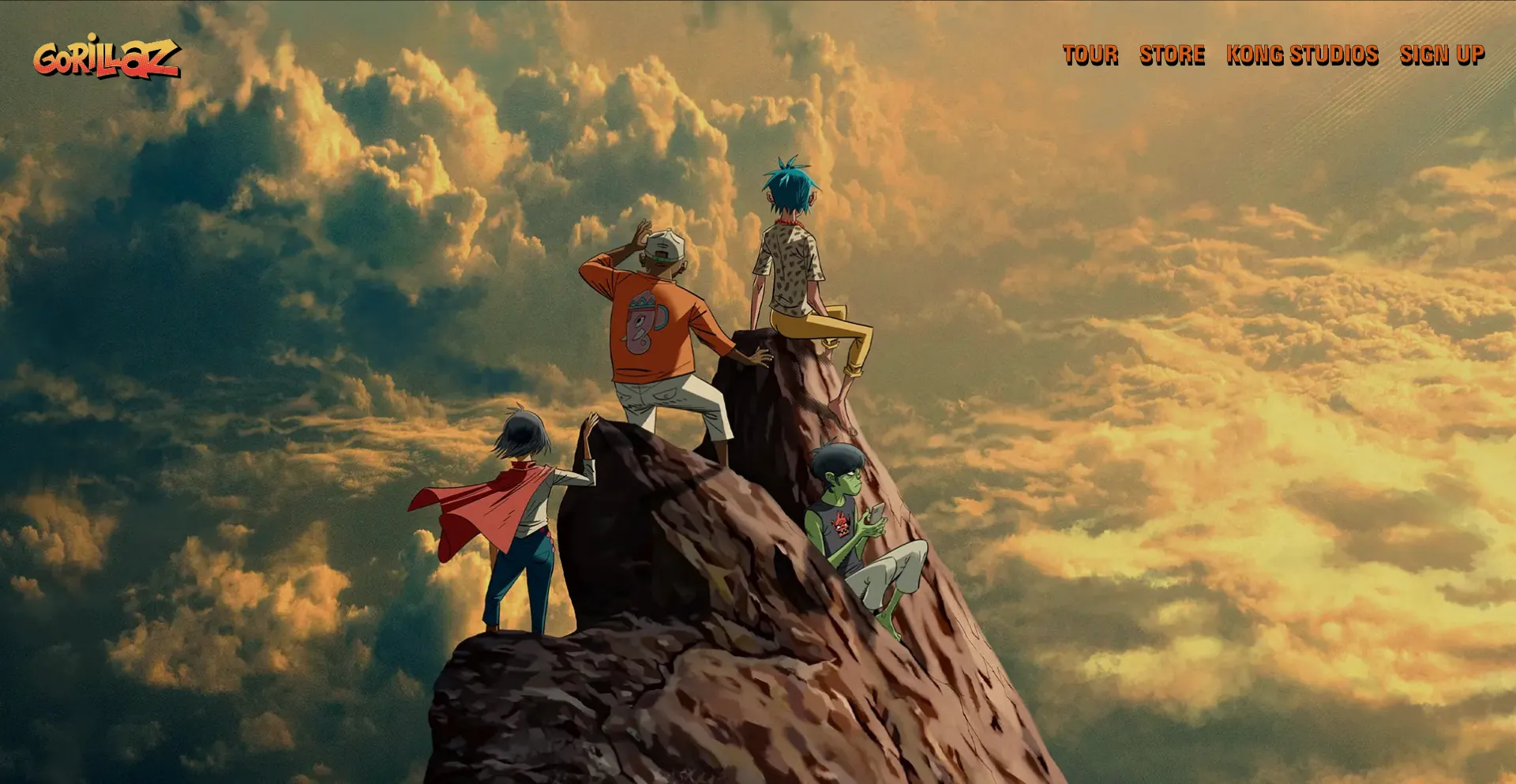 Gorillaz.com Screenshot