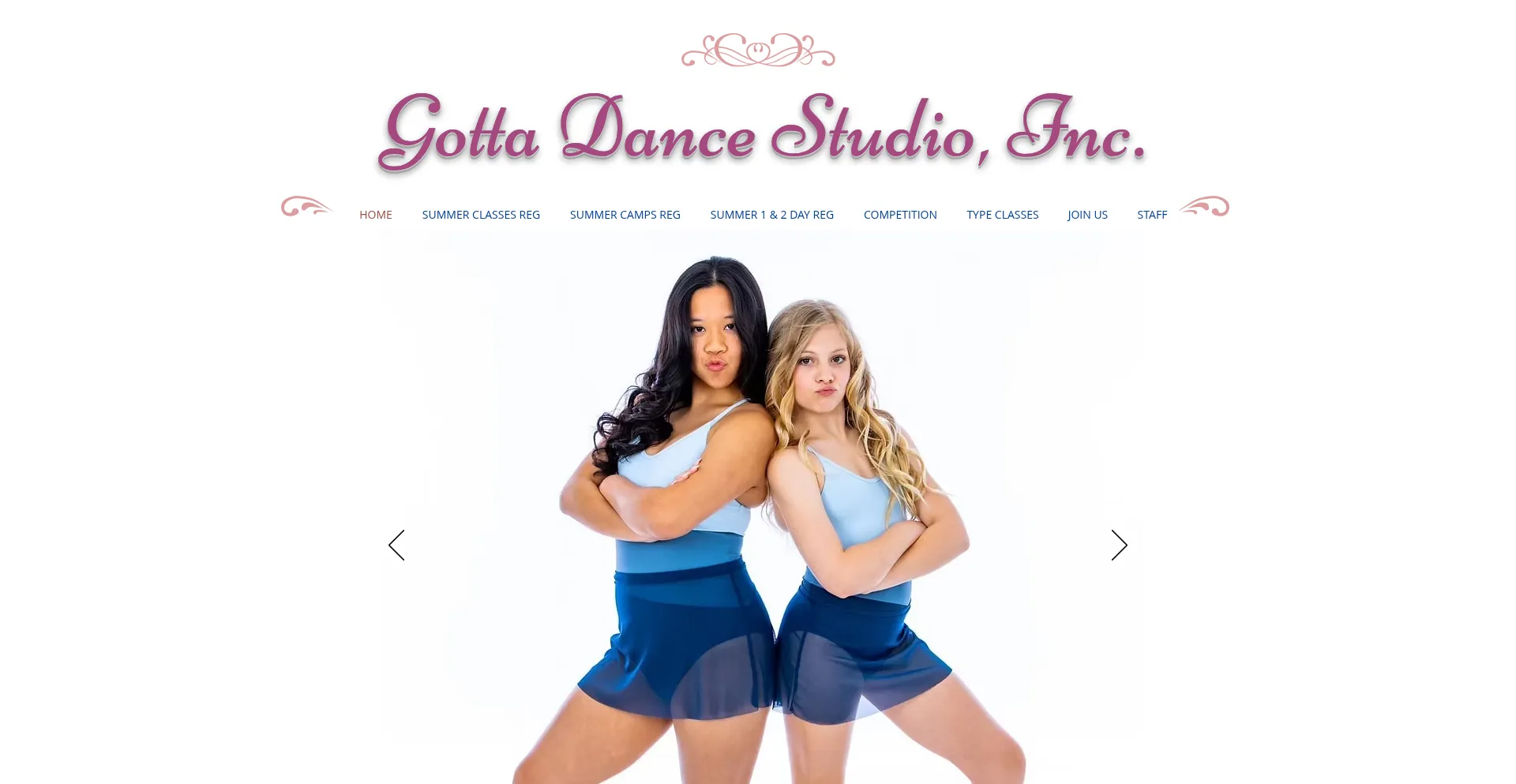 Website screenshot of Gottadancelex.org