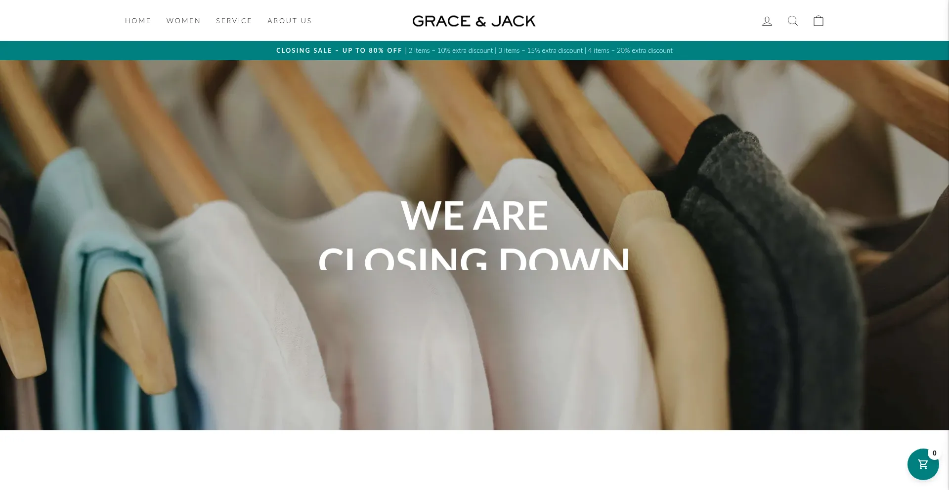 Website screenshot of Grace-jack.com