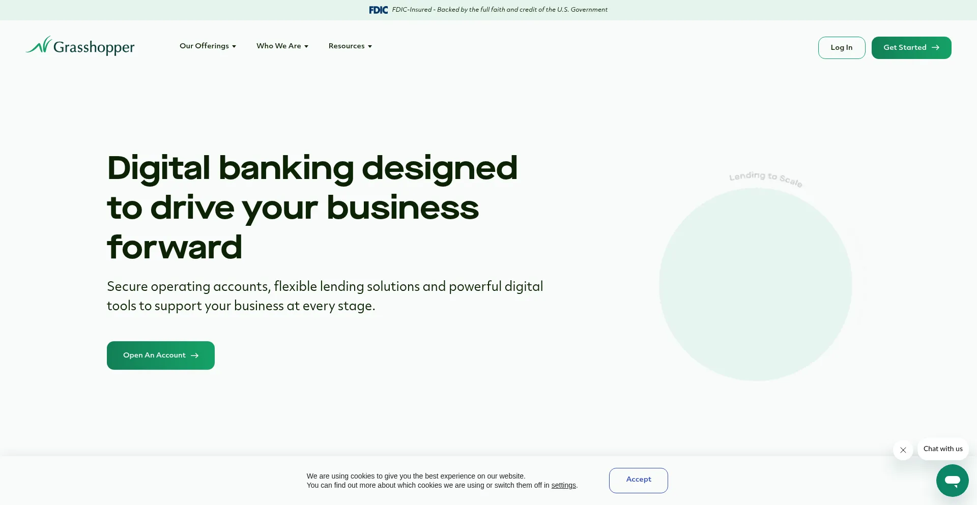 Grasshopper.bank Screenshot