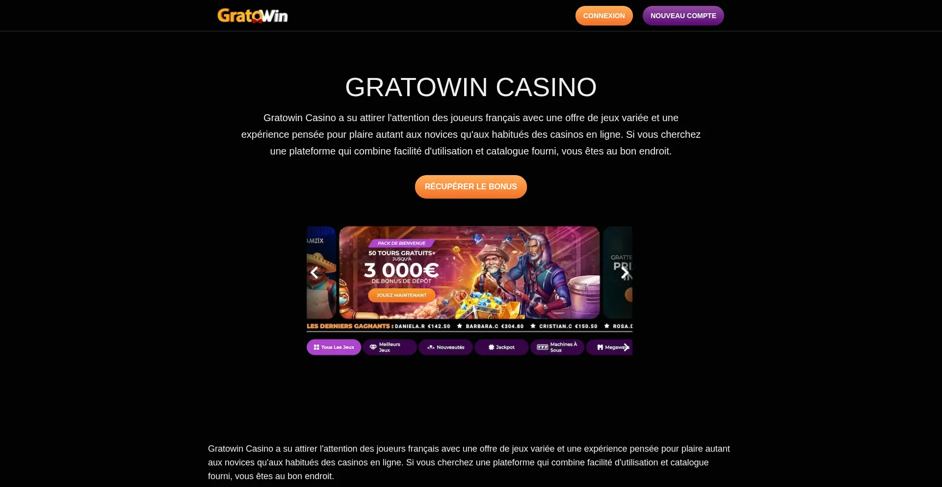 Gratowincasino1.com