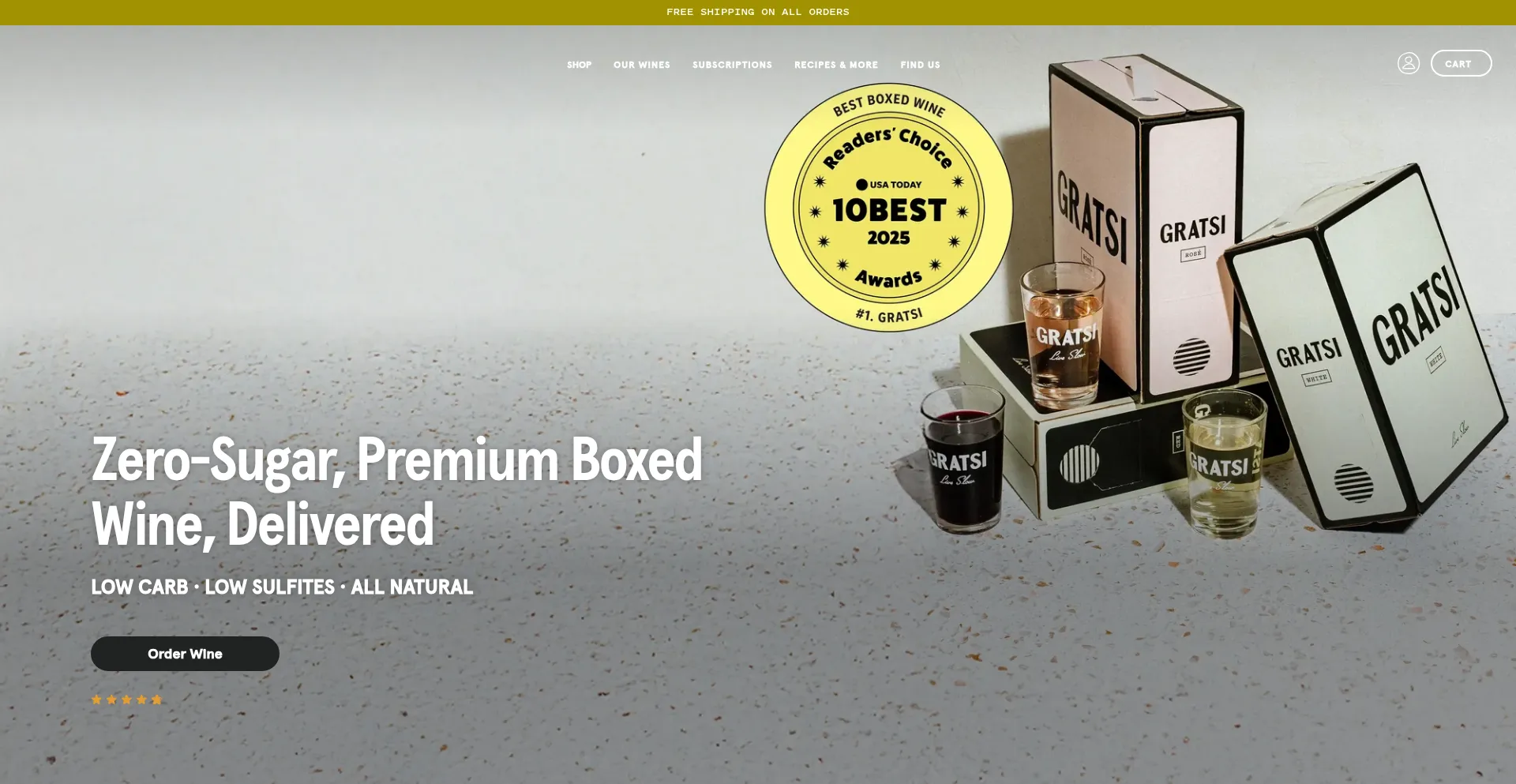 Gratsi.com Screenshot