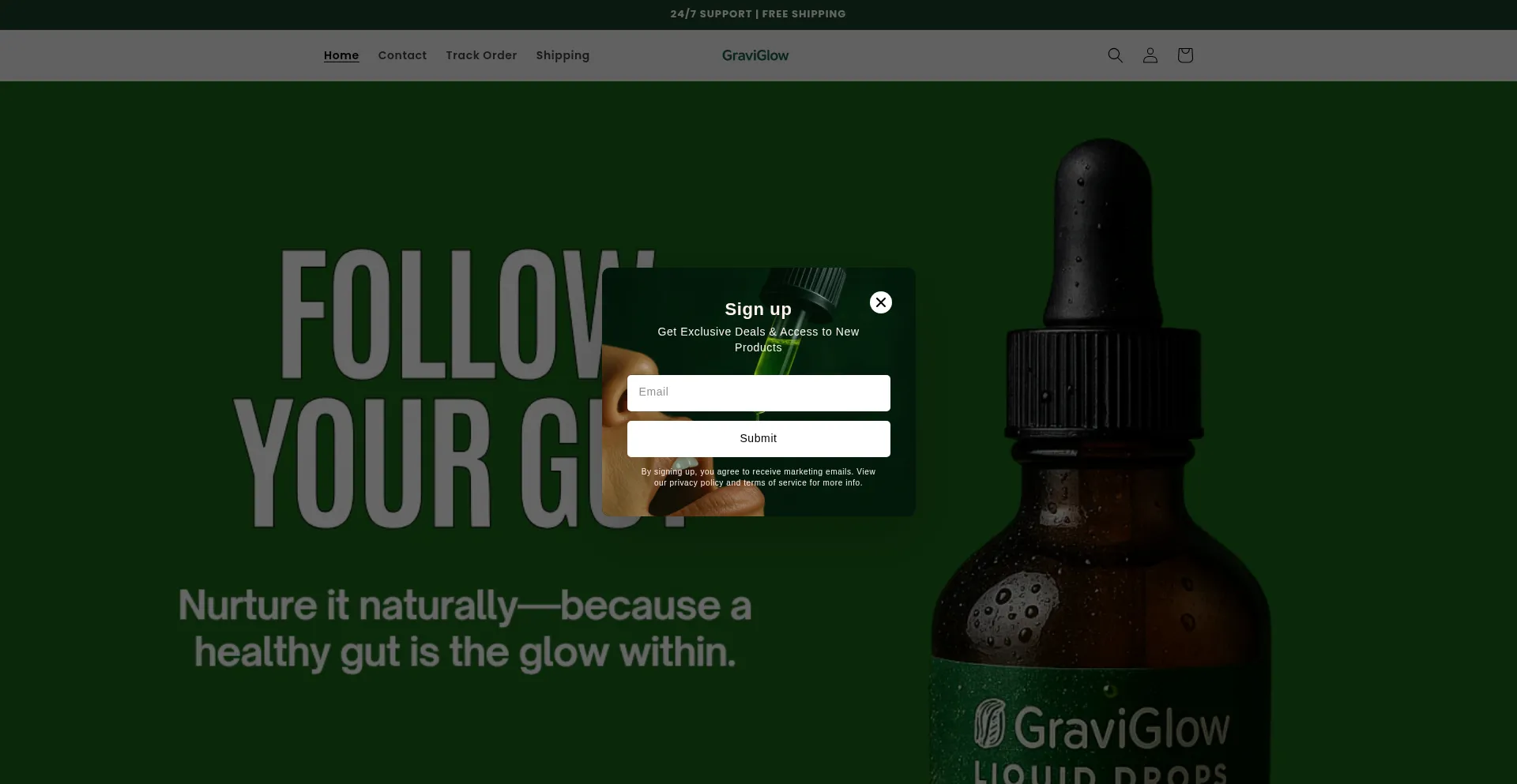 Graviglow.shop 安全可靠吗？