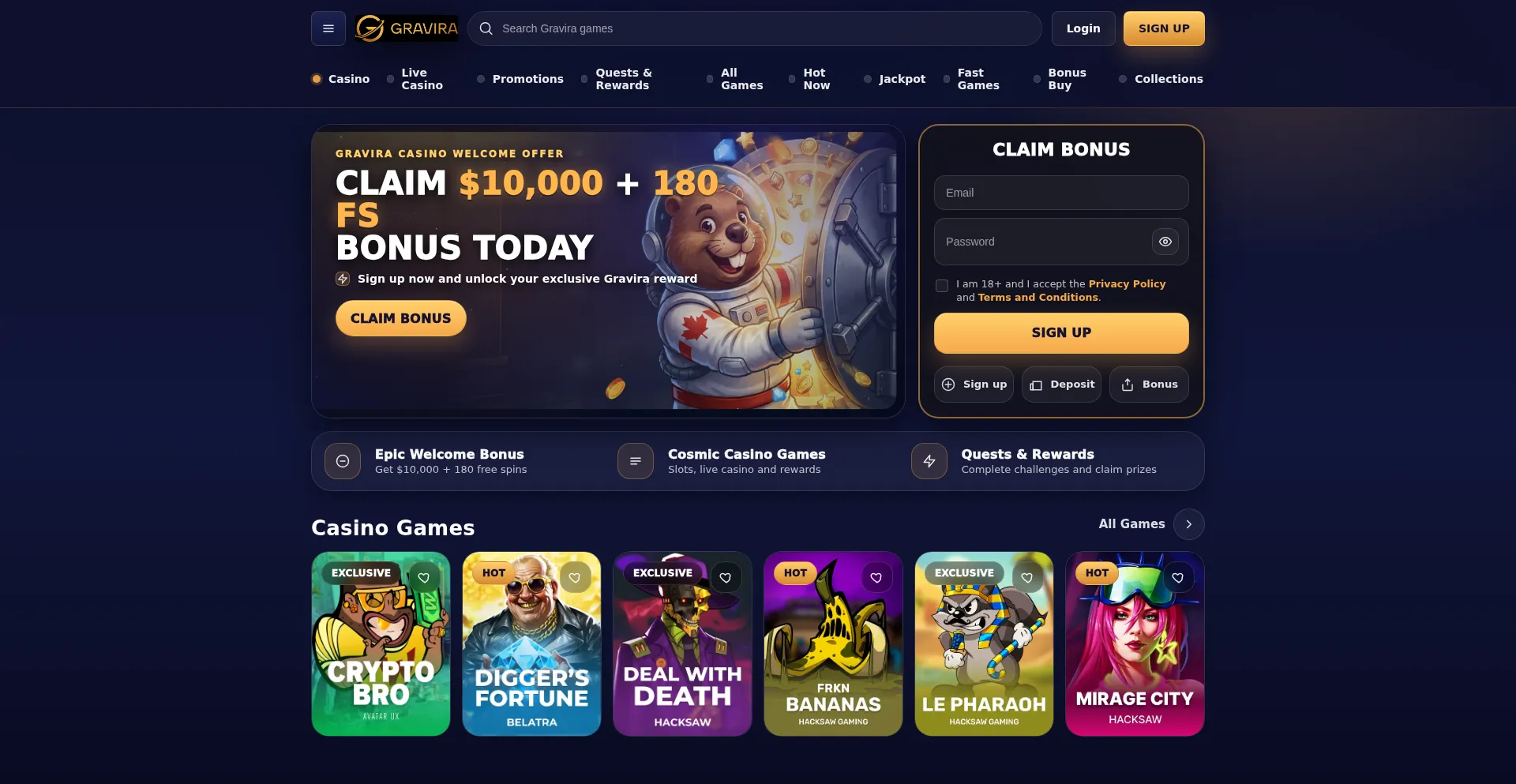 Graviracasino.site