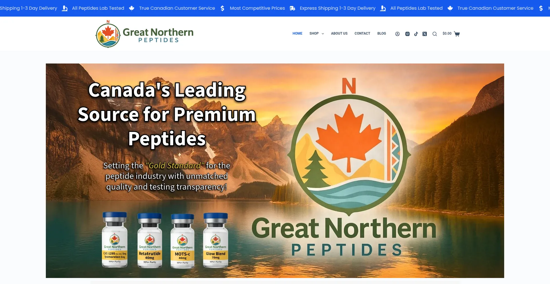 Greatnorthernpeptides.com