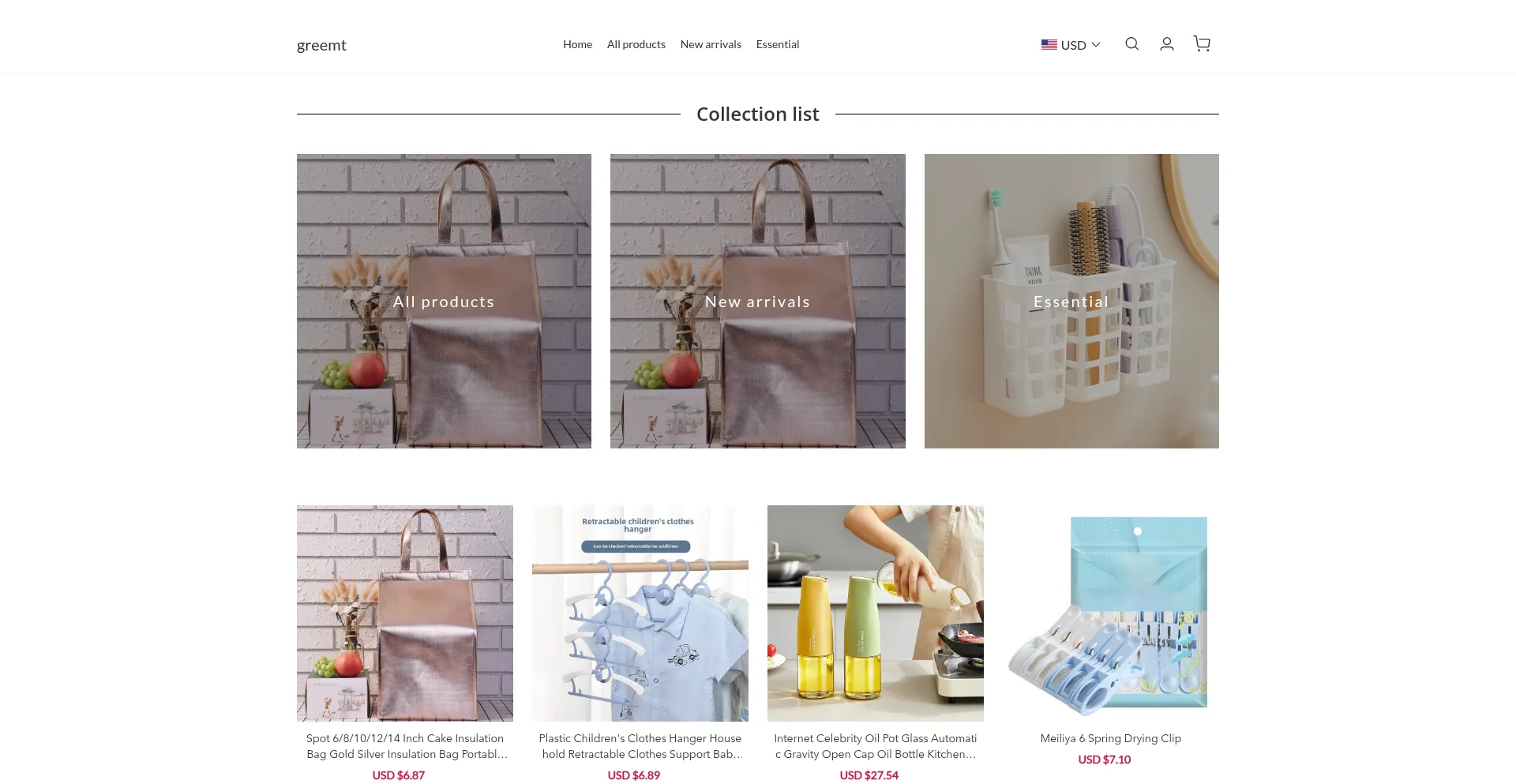 Greemt.com Screenshot