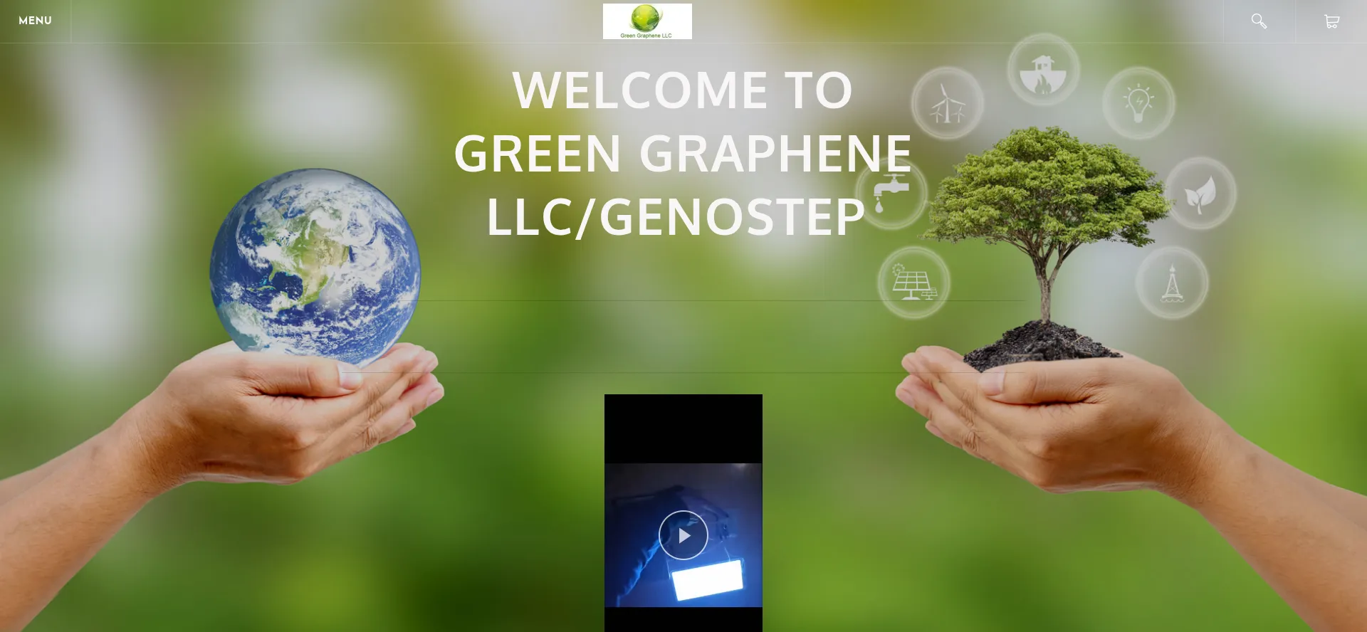 Website screenshot of Green-graphene.com