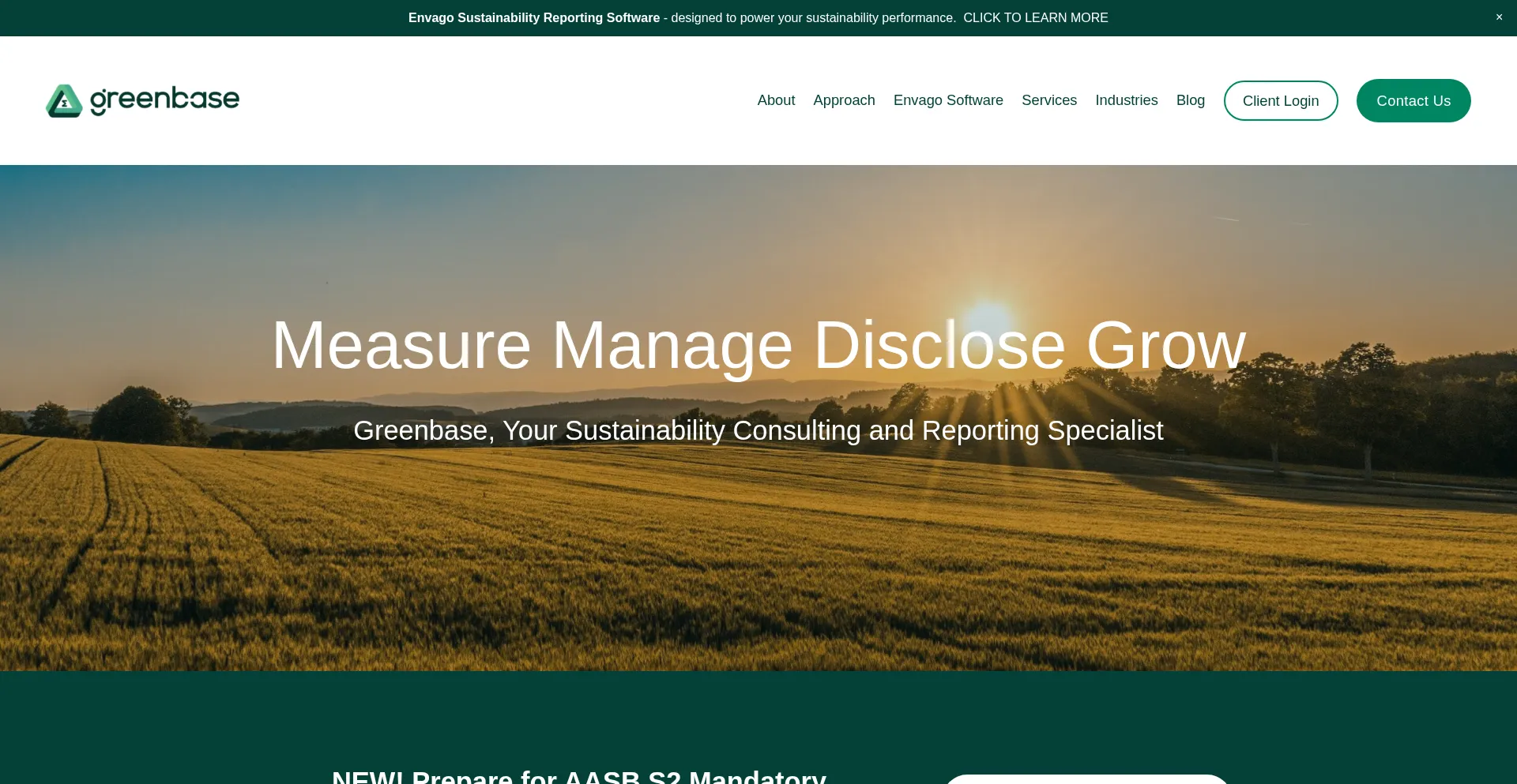 Website screenshot of Greenbase.com.au