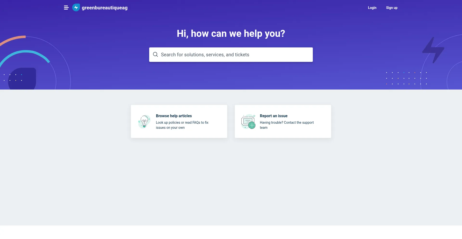 Greenbureautiqueag.freshservice.com