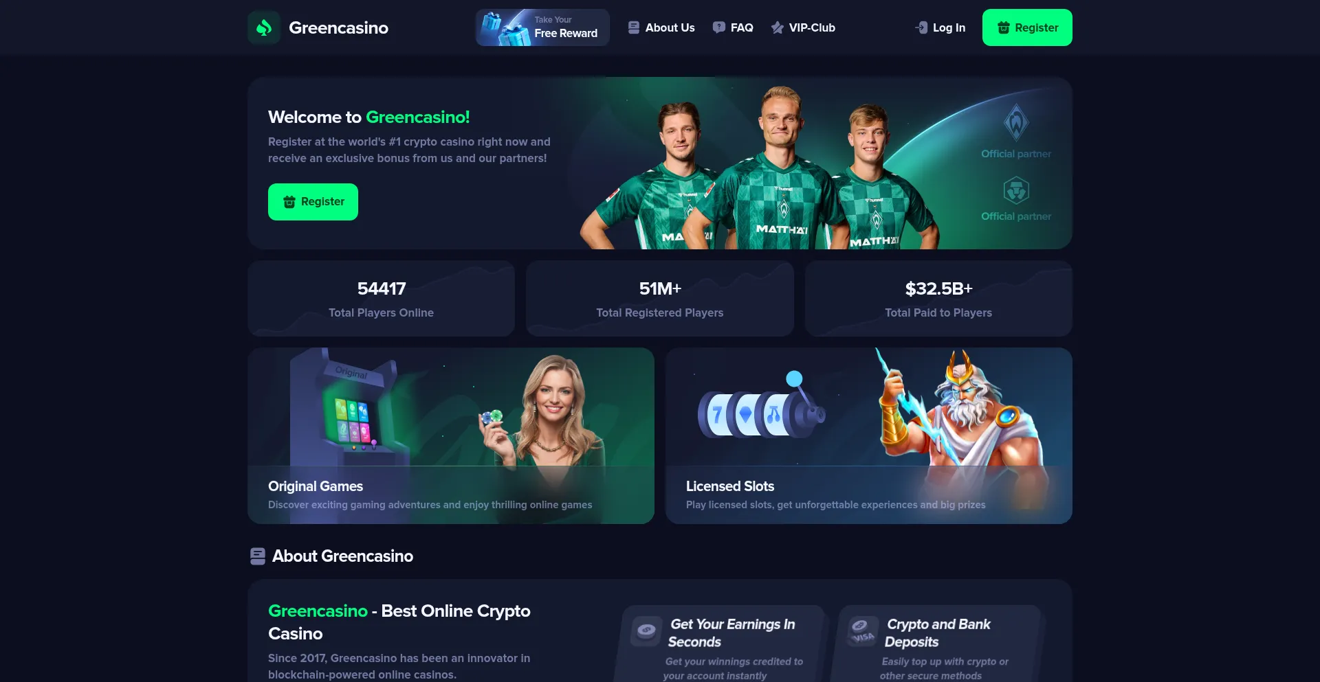 Greencasino.us 安全可靠吗？