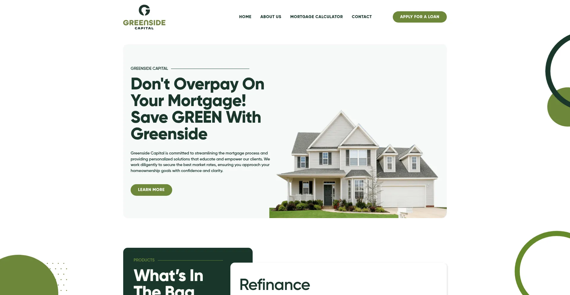 Greensidecp.com Screenshot