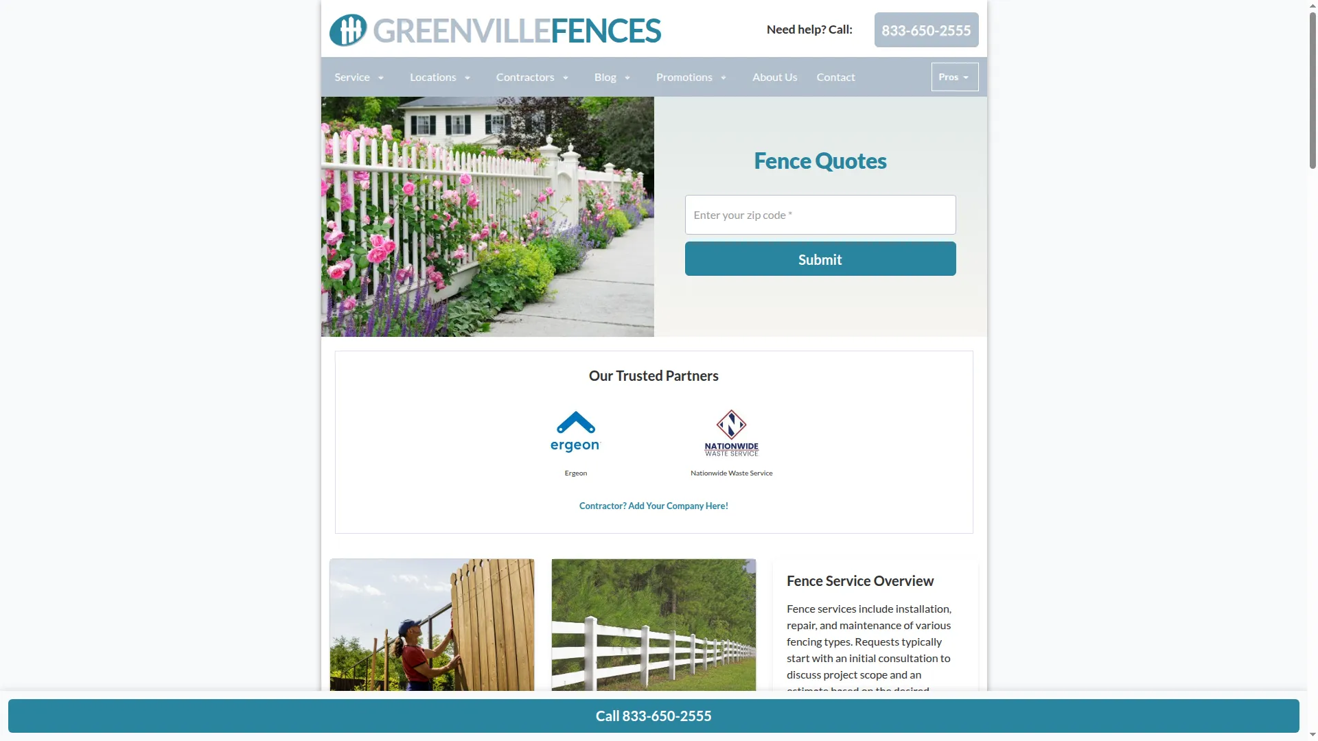 Greenvillefenceservice.com