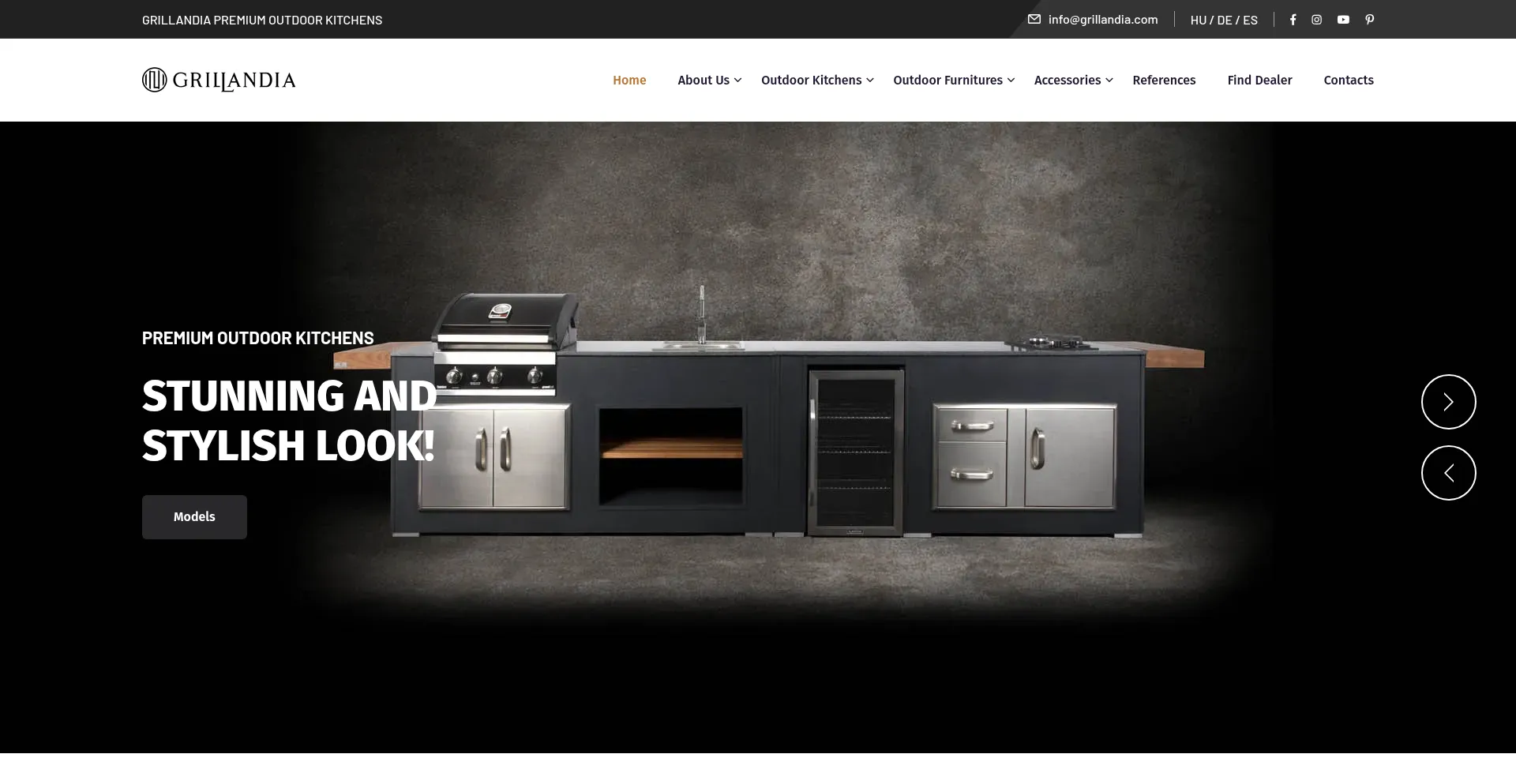 Grillandia.com Screenshot