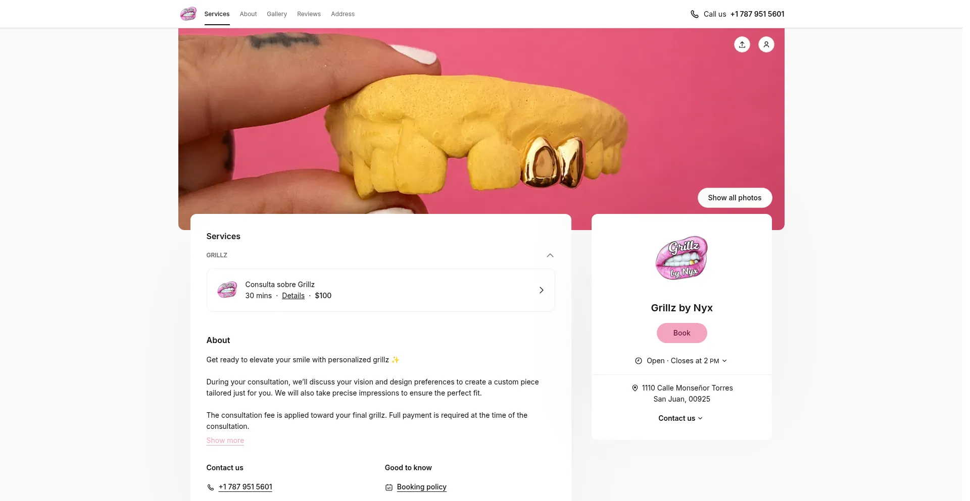 Grillzbynyx.setmore.com