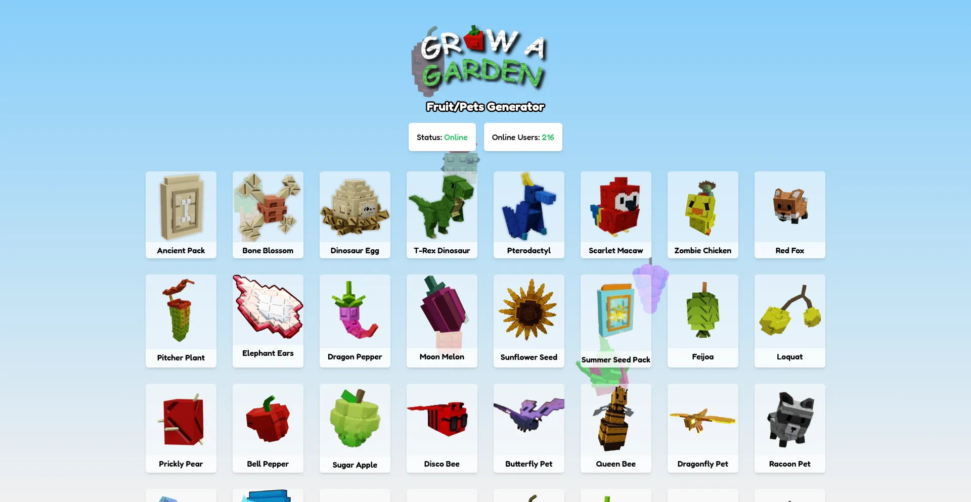 Website screenshot of Groow.site