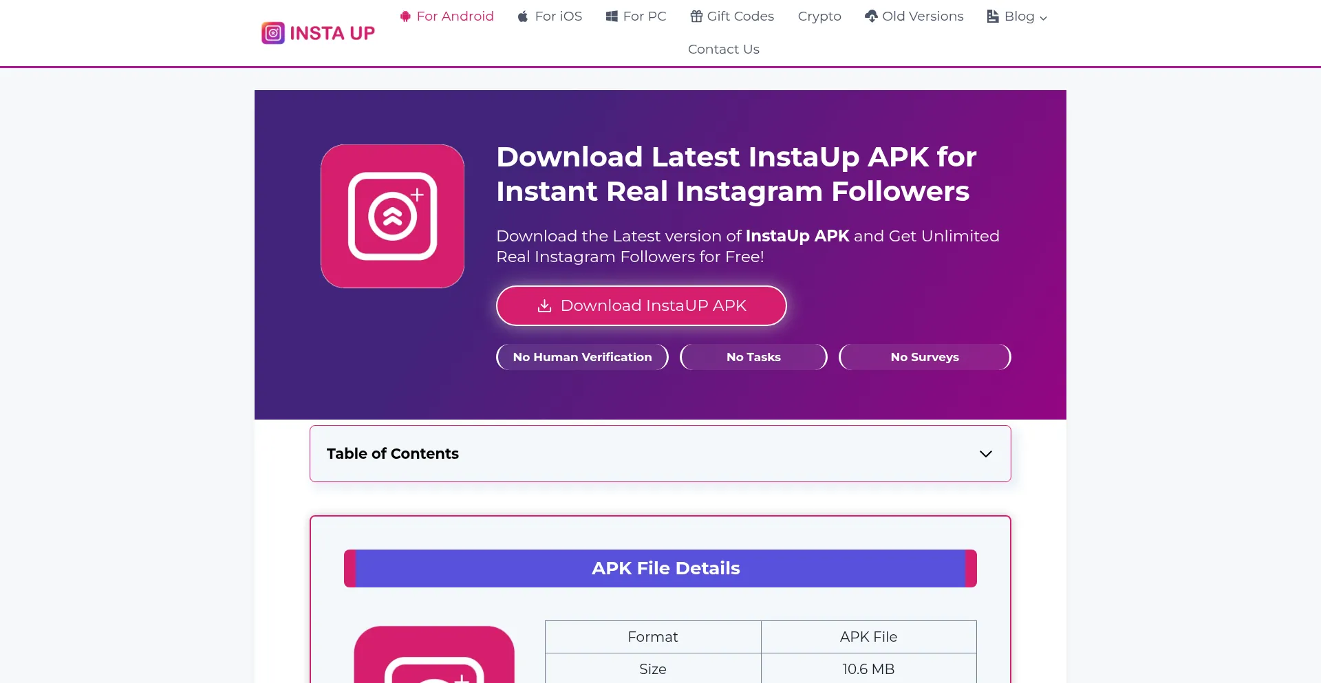 Growinstaup.com Screenshot