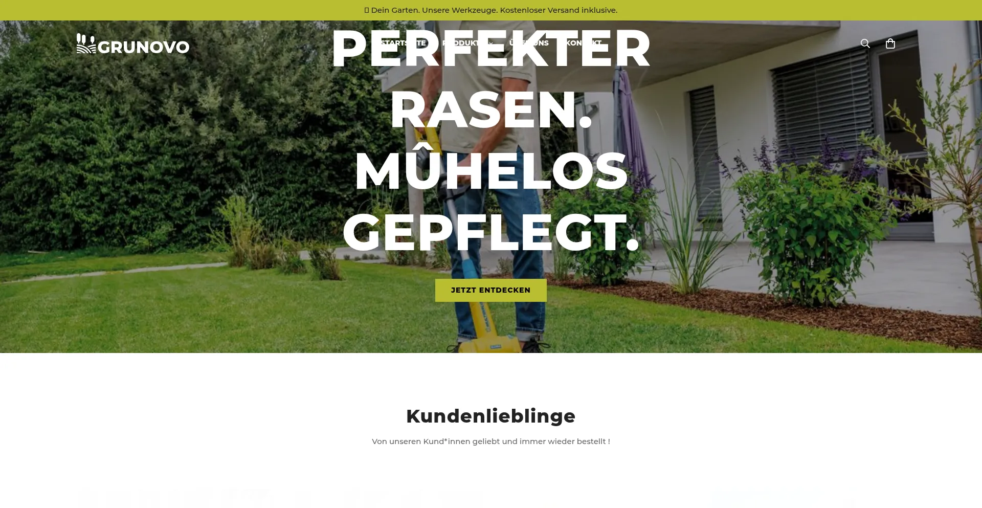 Grunovo.com Screenshot
