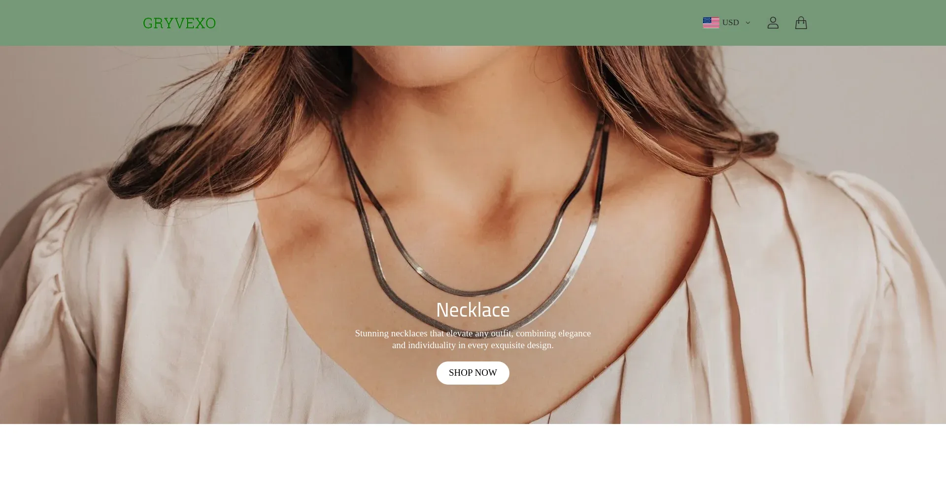 Website screenshot of Gryvexo.com