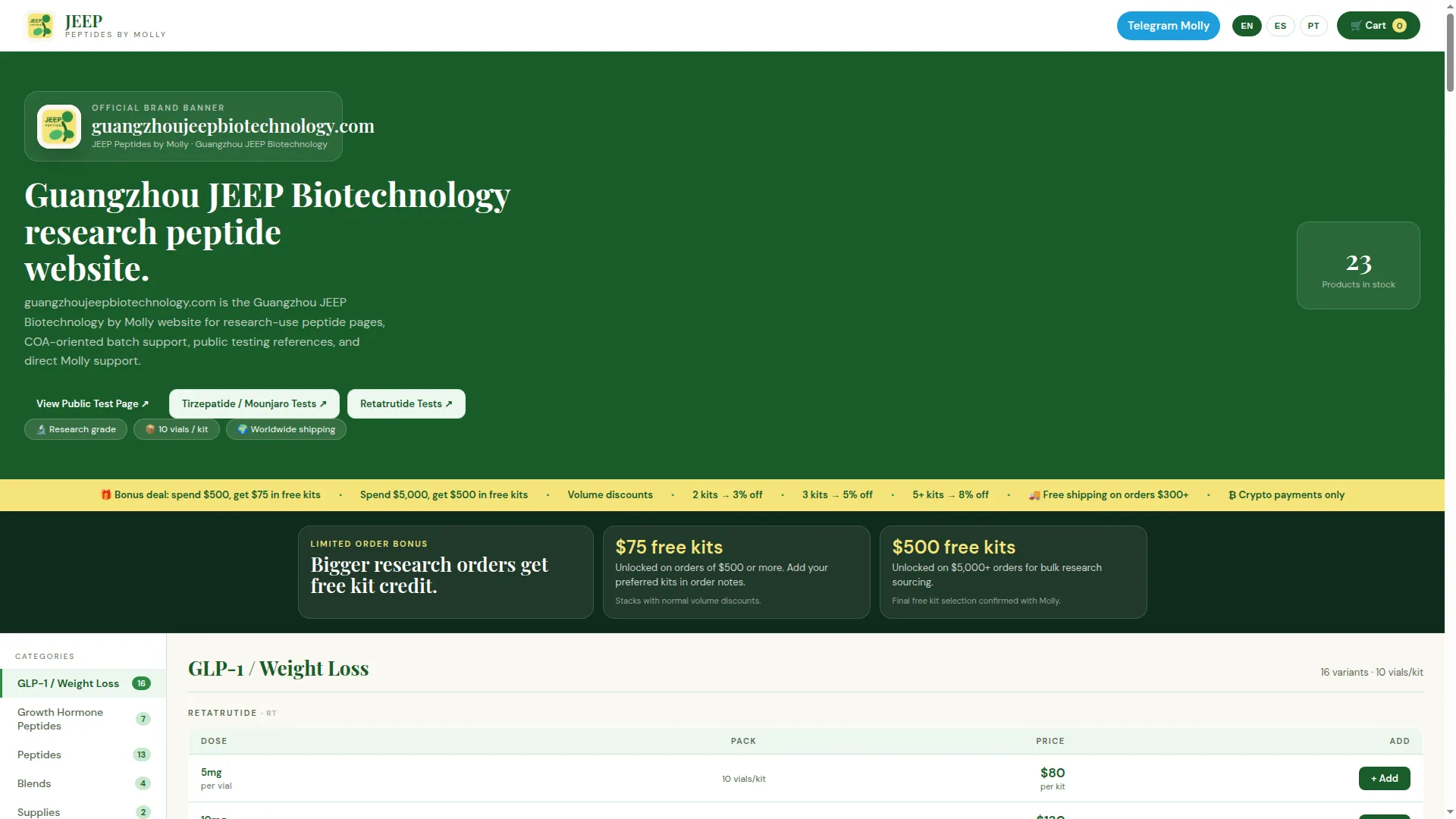 Guangzhoujeepbiotechnology.com