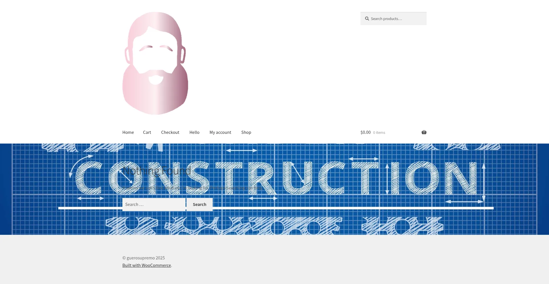 Website screenshot of Guerosupremo.com