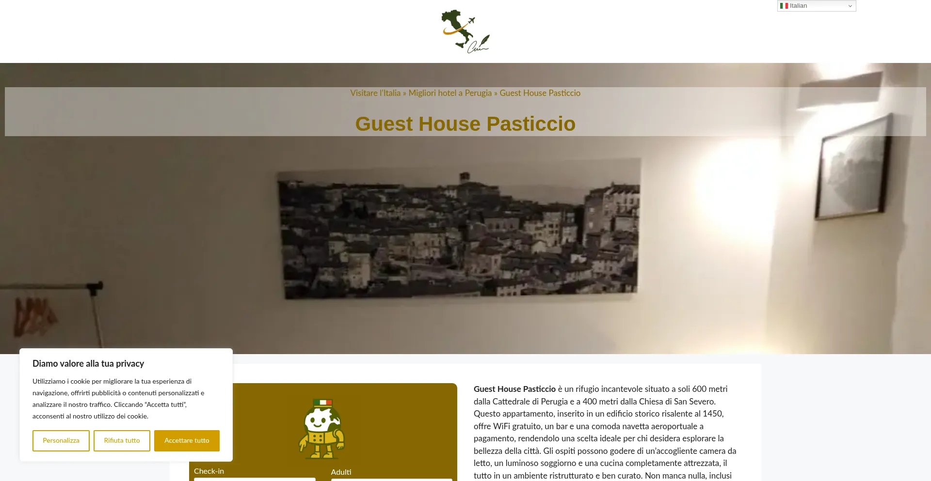 Guest-house-pasticcio.dreaminginrome.com 安全可靠吗？