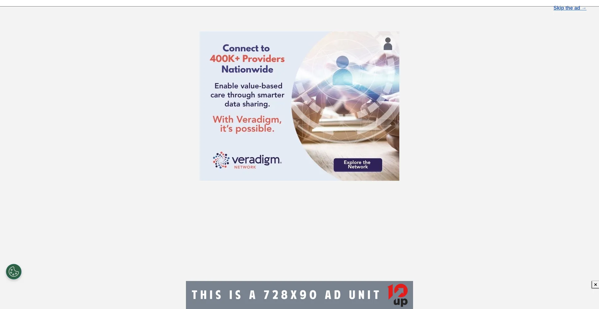 Website screenshot of Gutenberg-medcitynews.staging.breakingmedia.com