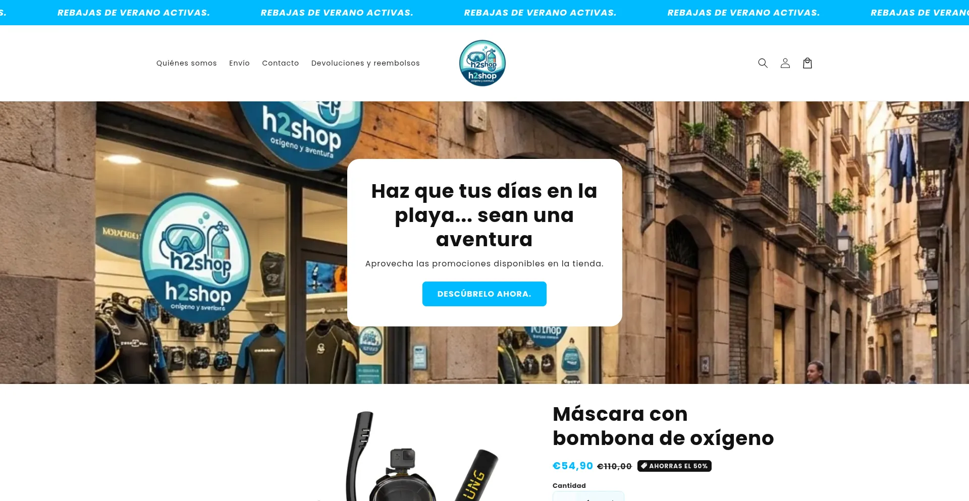 H2storeespana.com