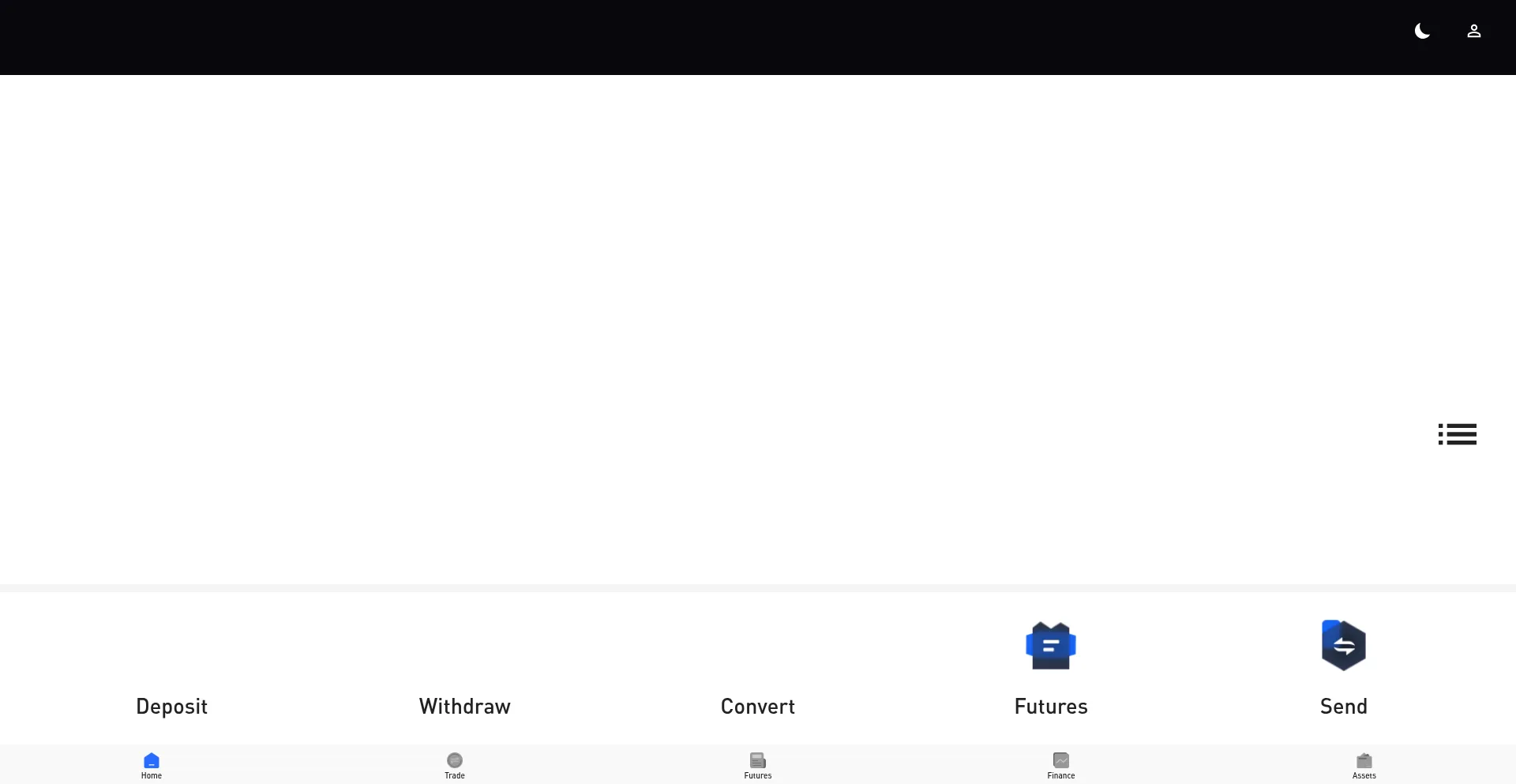 Website screenshot of H5.coinruleweb.top