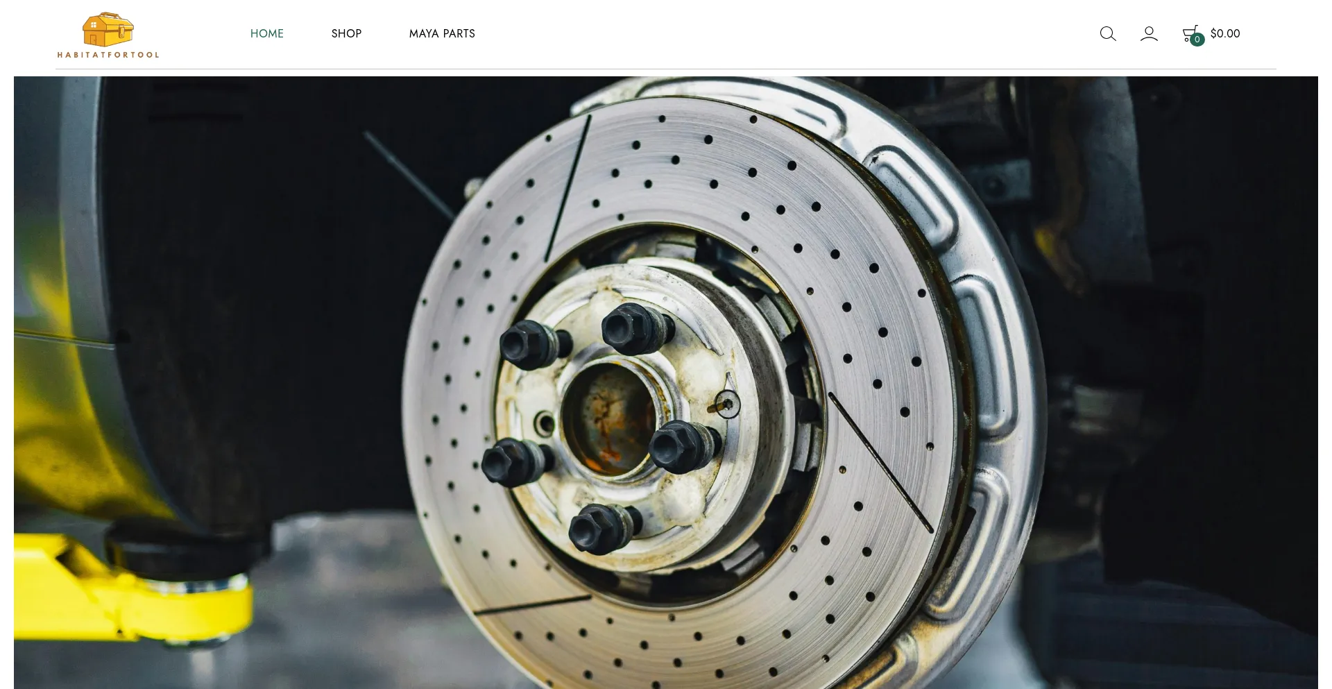 Website screenshot of Habitatfortool.com