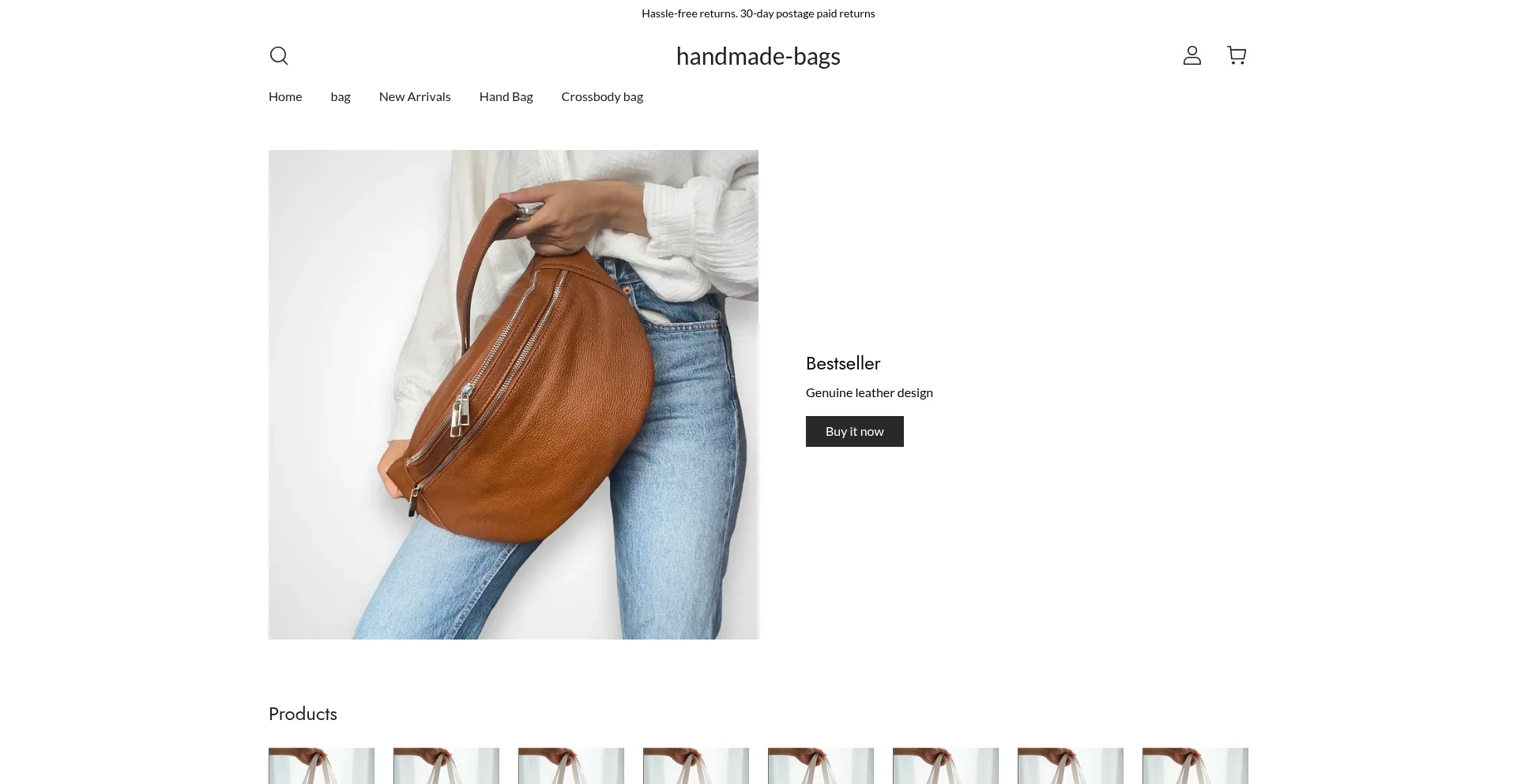 Handmade-bags.com Screenshot
