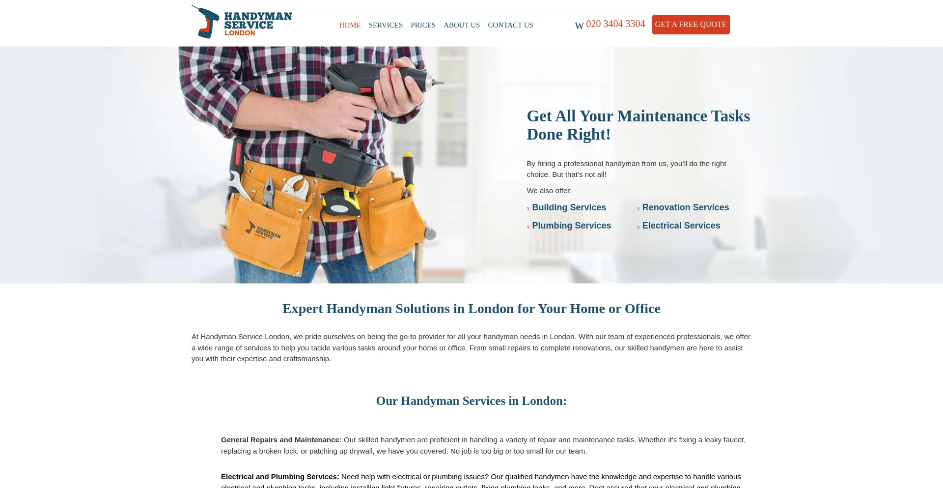 Handymanservicelondon.co.uk 安全可靠吗？
