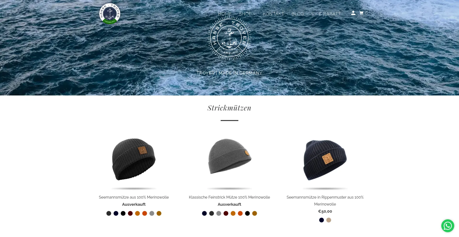 Hanse-troyer.de Screenshot