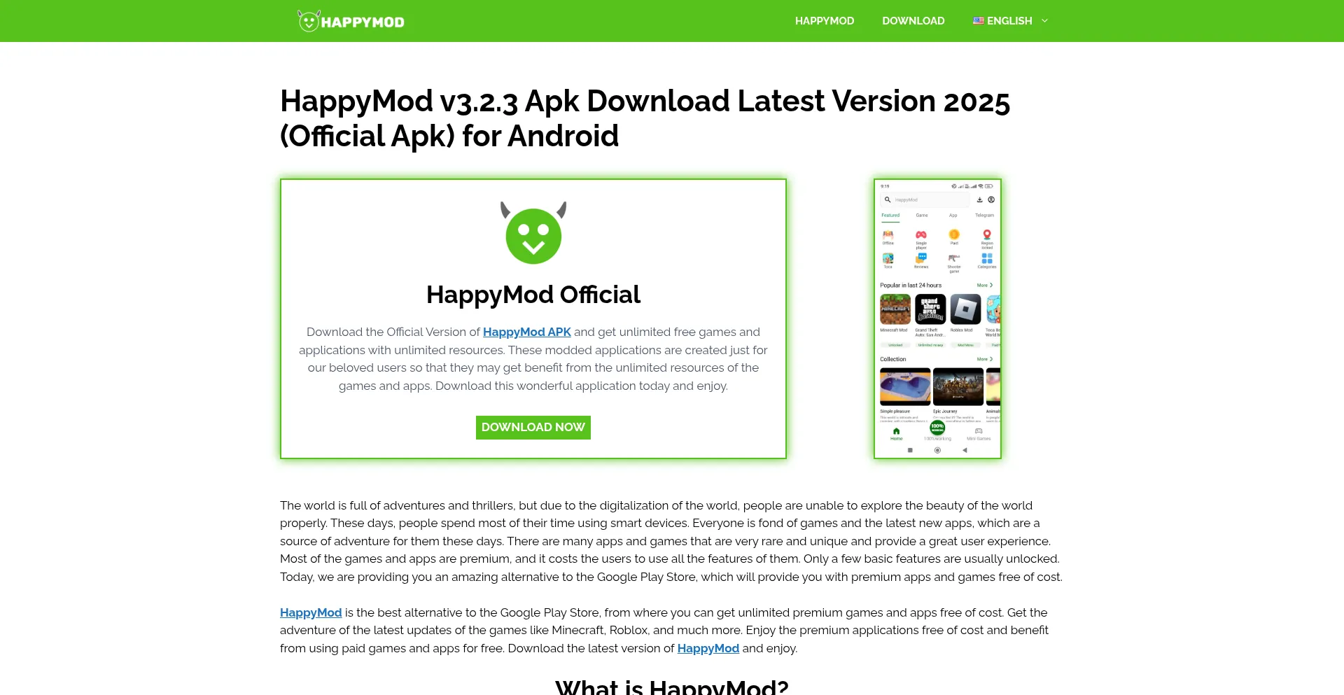 Happymodd.org 安全可靠吗？