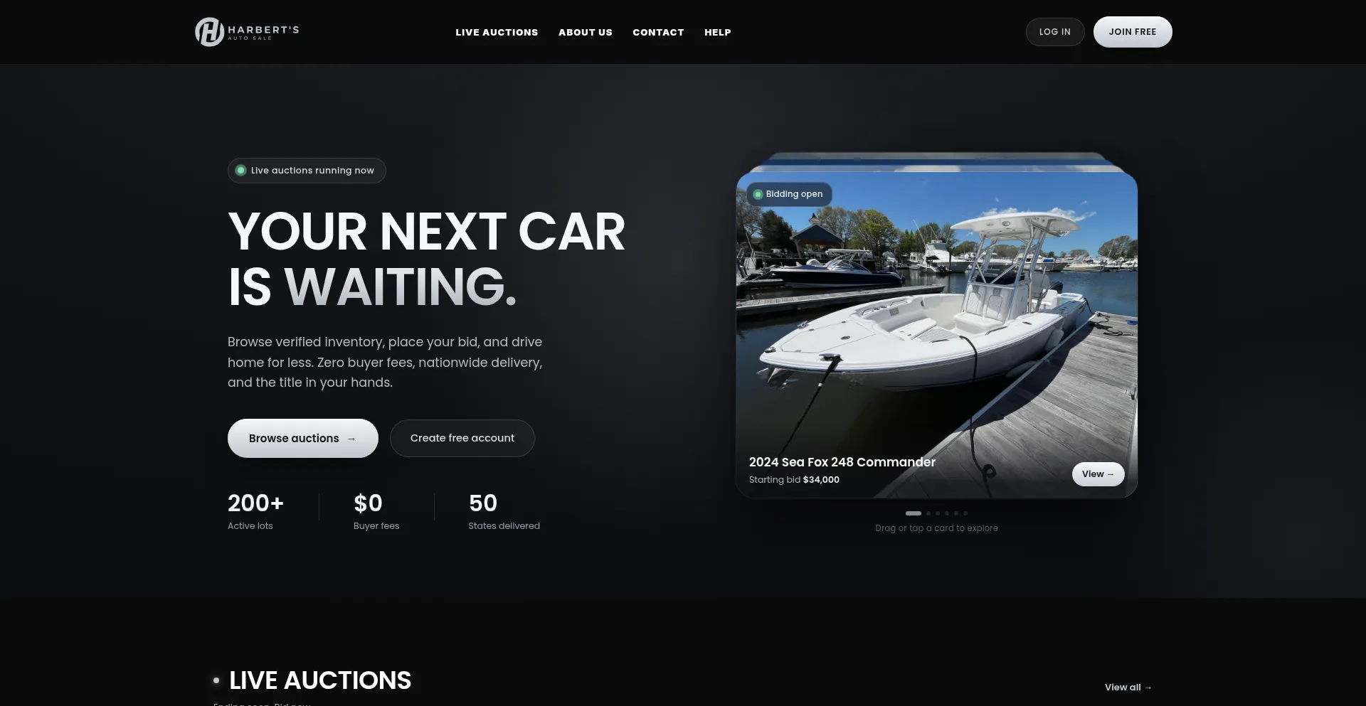 Harbertsautosales.com