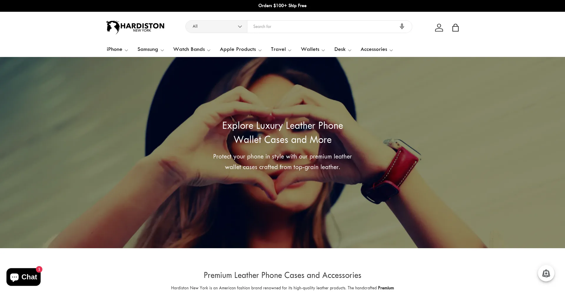 Website screenshot of Hardiston.com