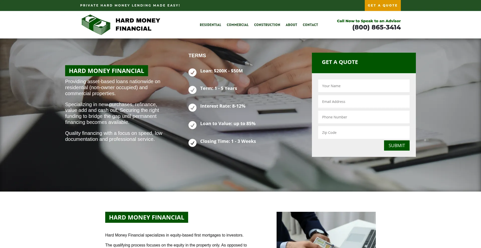 Hardmoneyfinancial.com