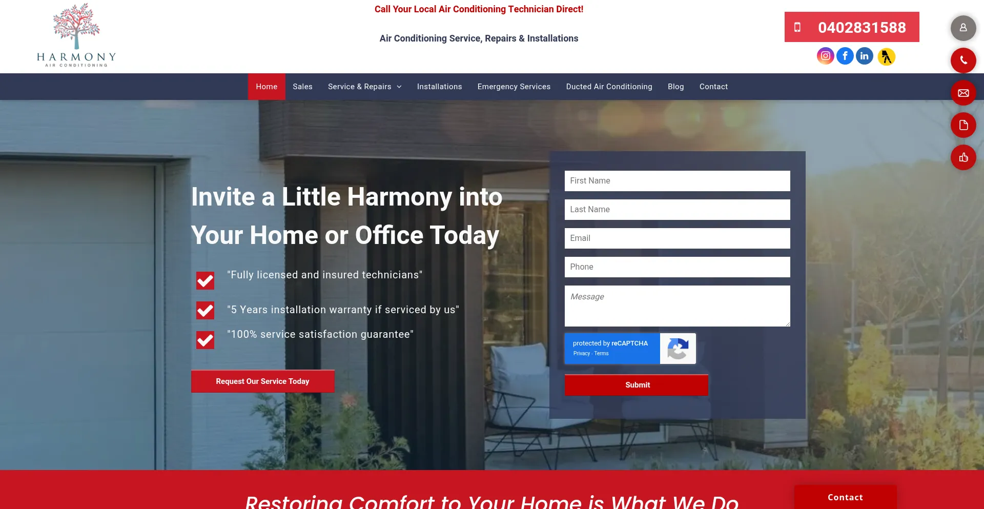Harmonyairconditioning.com.au