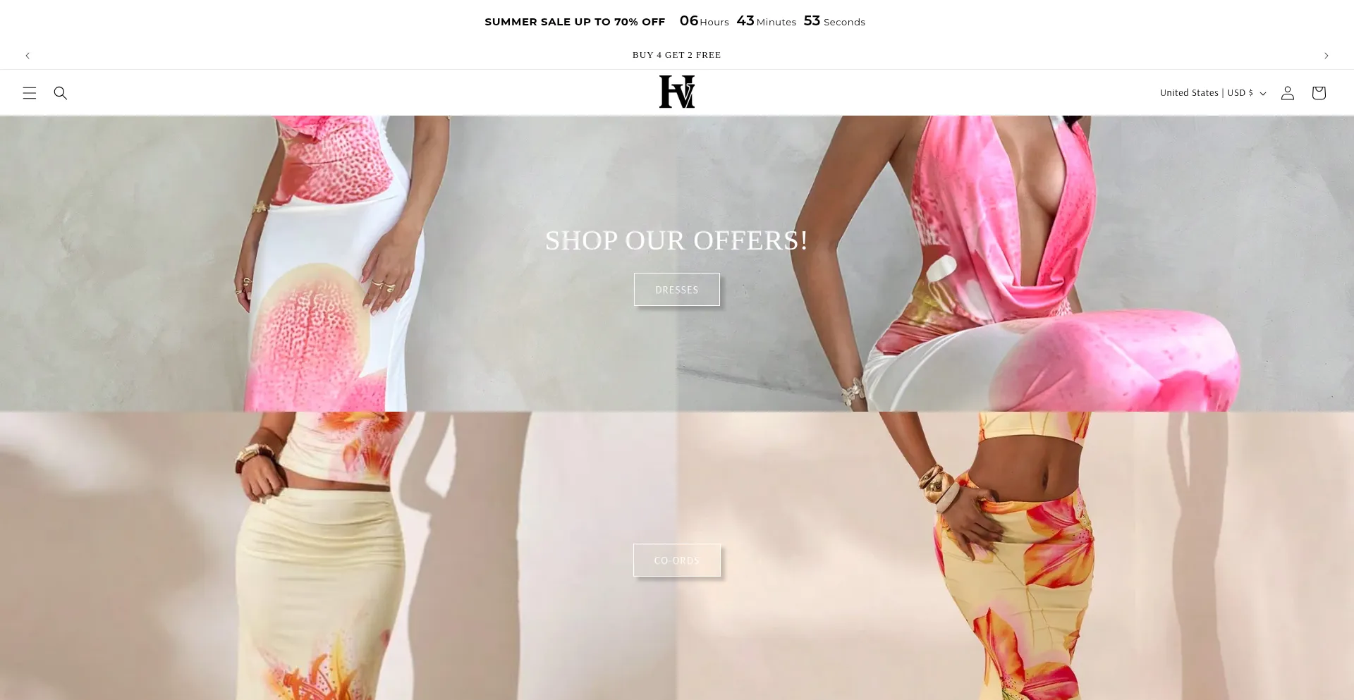 Website screenshot of Hausofvedashop.com