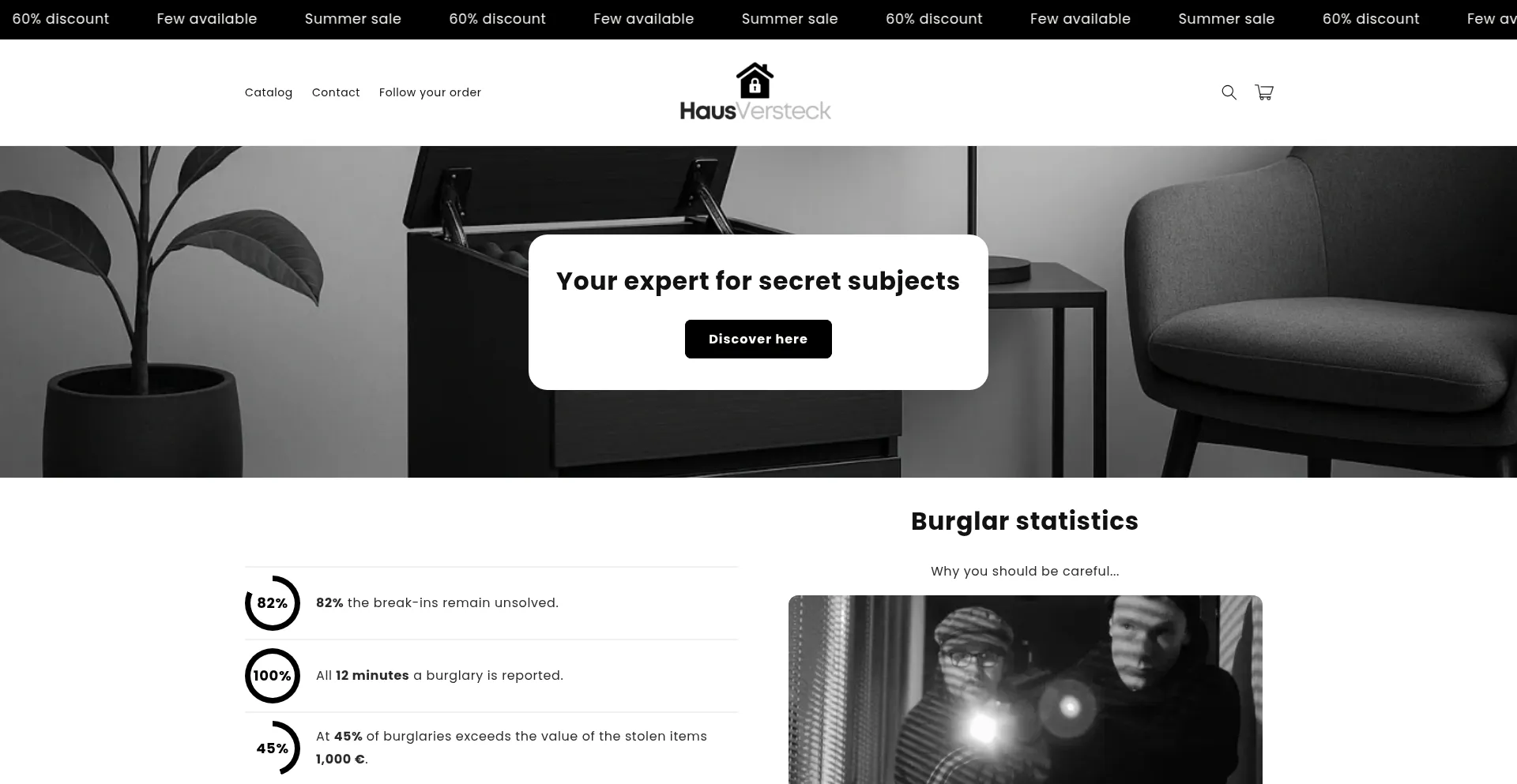 Hausversteck.com Screenshot