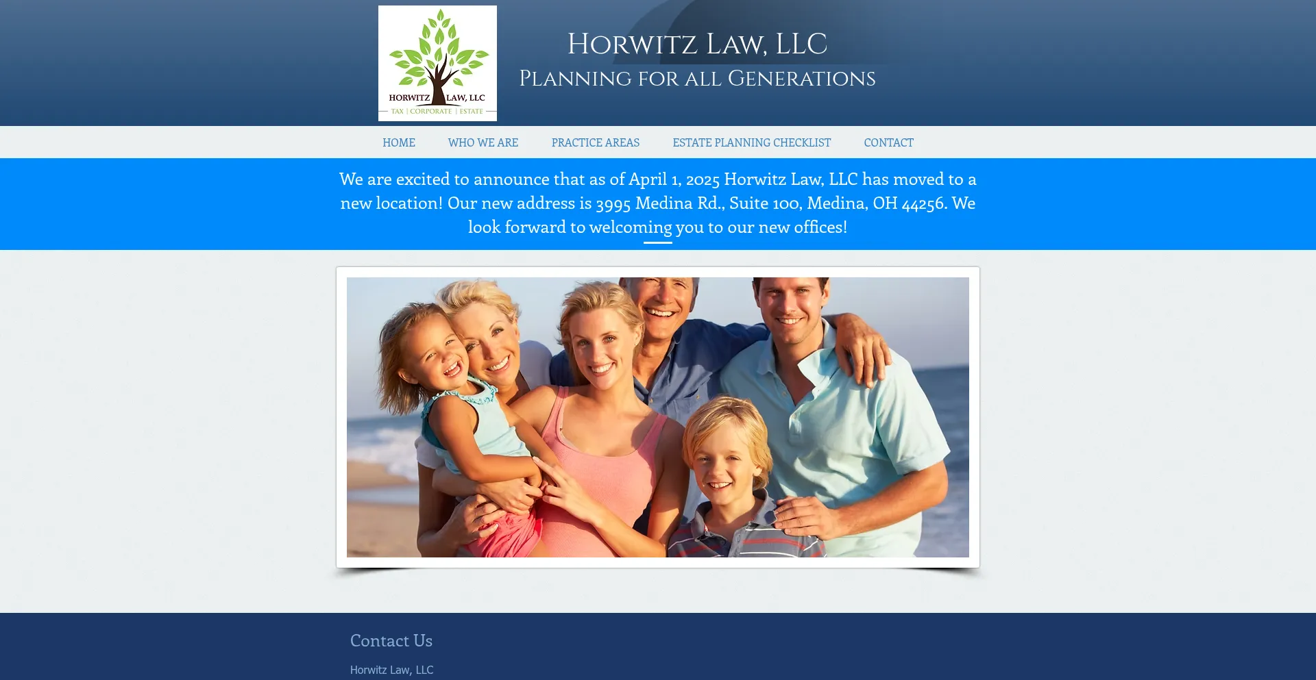 Website screenshot of Hdlawllc.com