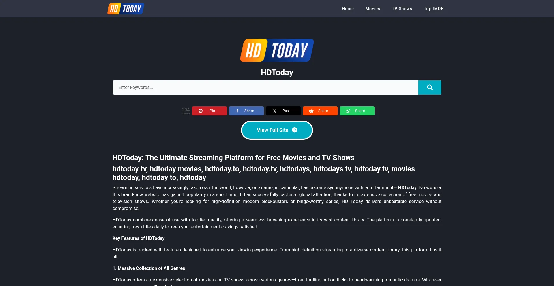 Hdtodaytv.vip