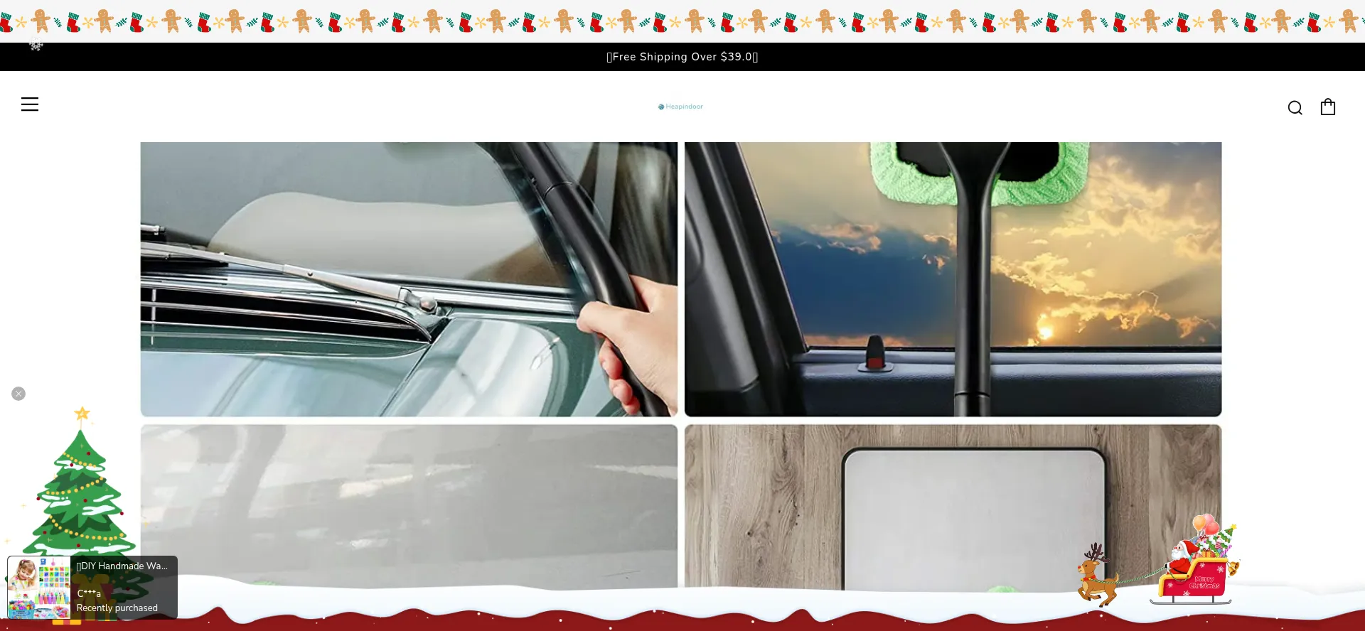 Website screenshot of Heapindoor.com