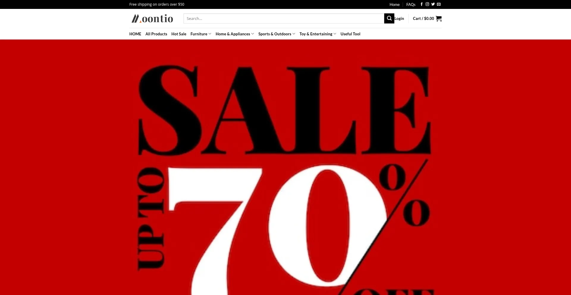 Website screenshot of Hecred.shop