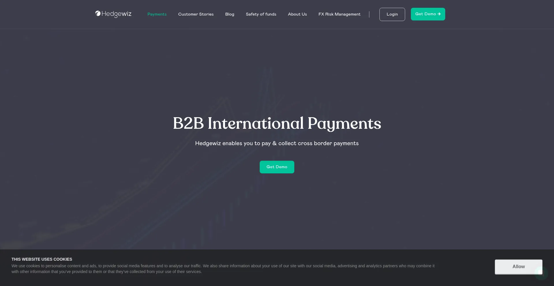 Website screenshot of Hedgewiz.co.uk