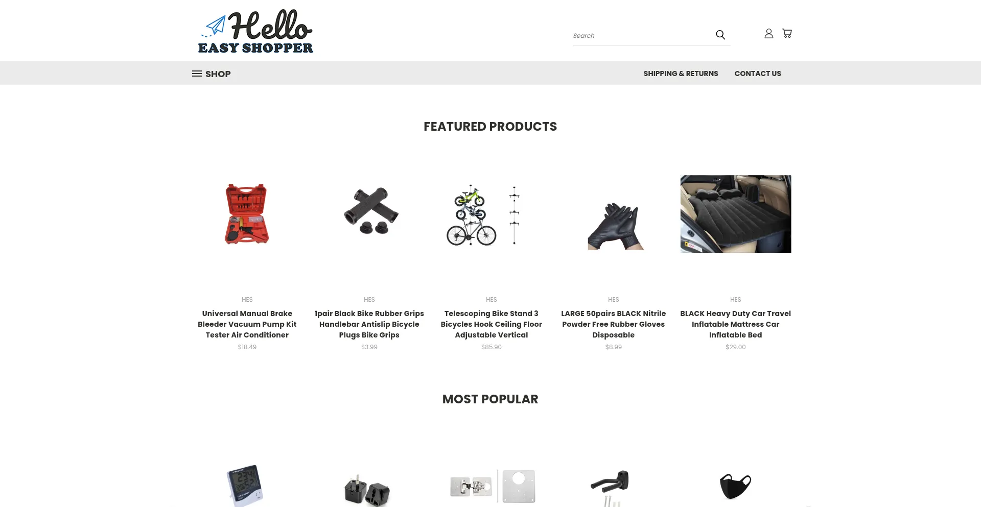 Helloeasyshopper.co.nz Screenshot