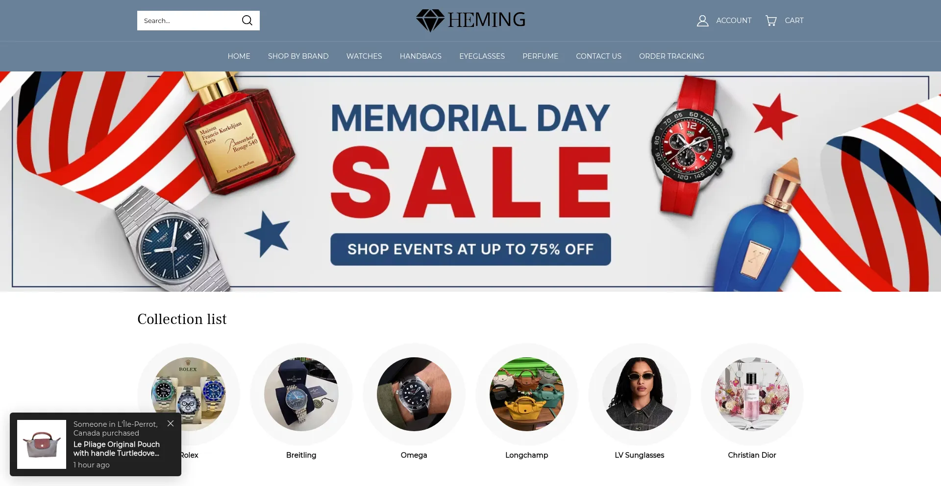 Hemingwatchstore.com