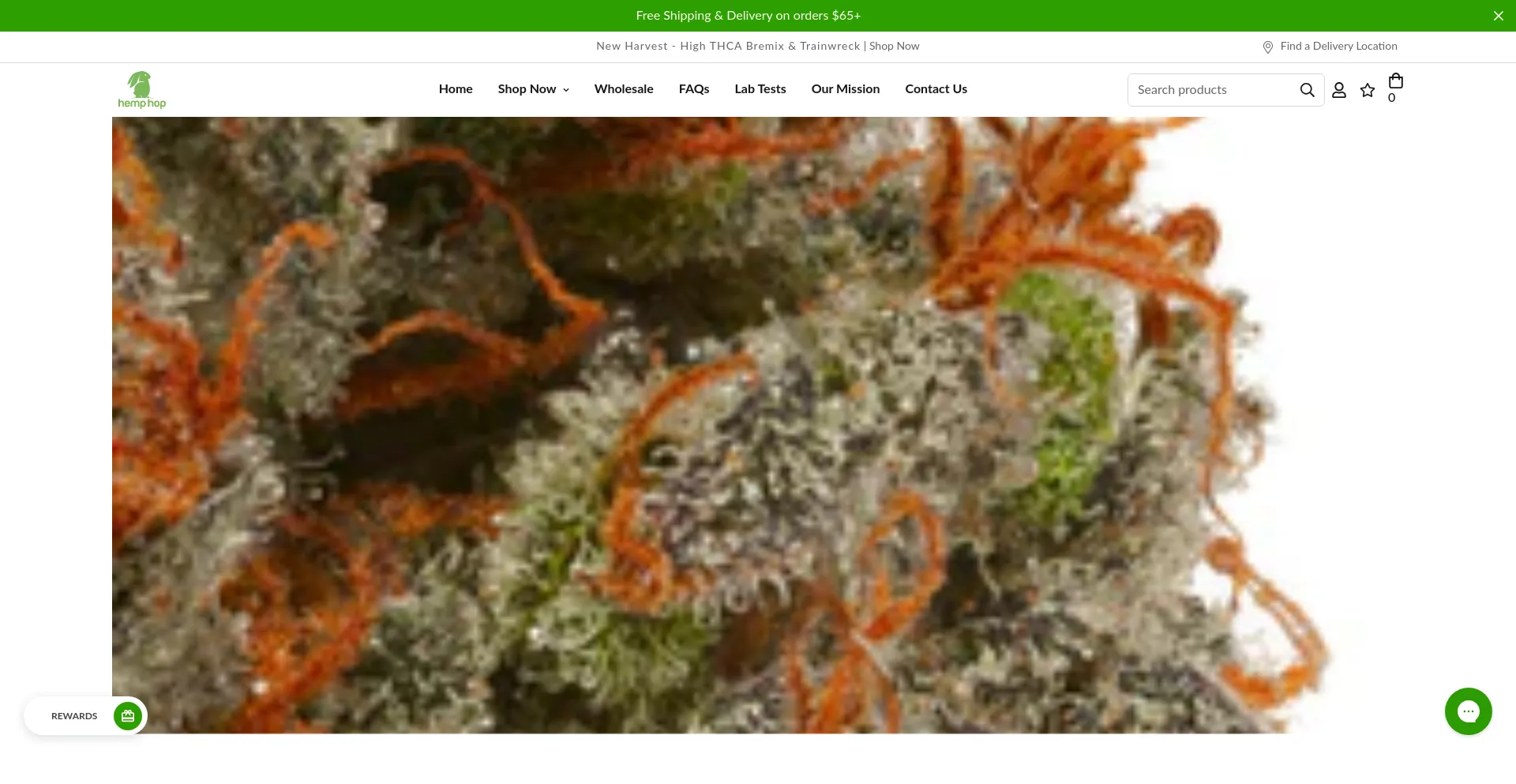 Website screenshot of Hemphop.com